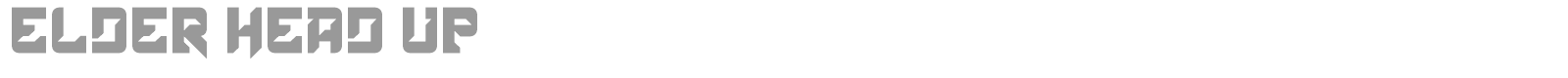 Elder Head font preview